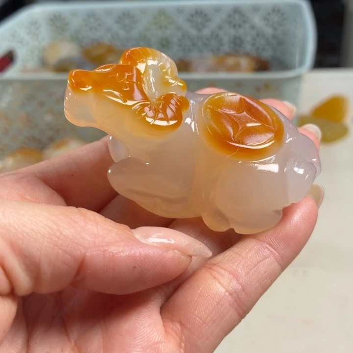 玛瑙/玉髓未镶嵌吊坠(不含链)