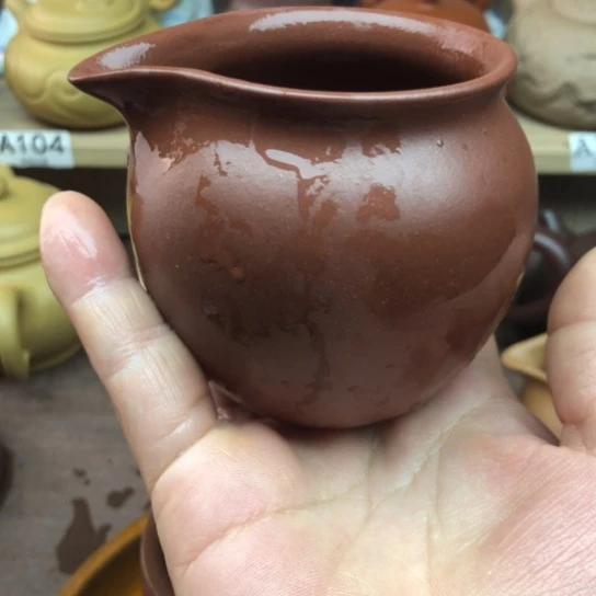 茶壶紫砂紫泥公道杯220豪升左右