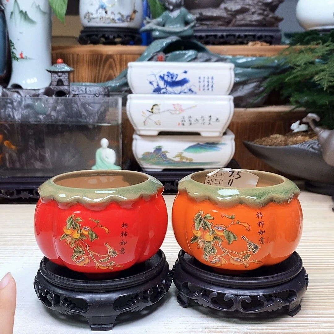 花盆紫砂陶瓷艺术花盆陶瓷