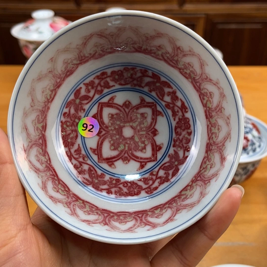 手绘现代茶具非古董