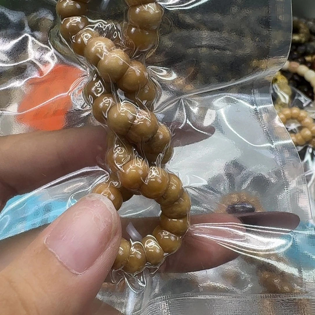 聆****手串星月菩提16高端糯冰龙脊菩提猪大肠8