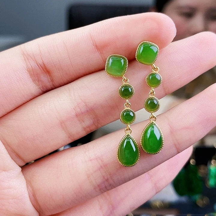 和田玉珠宝奇石银S925镶嵌