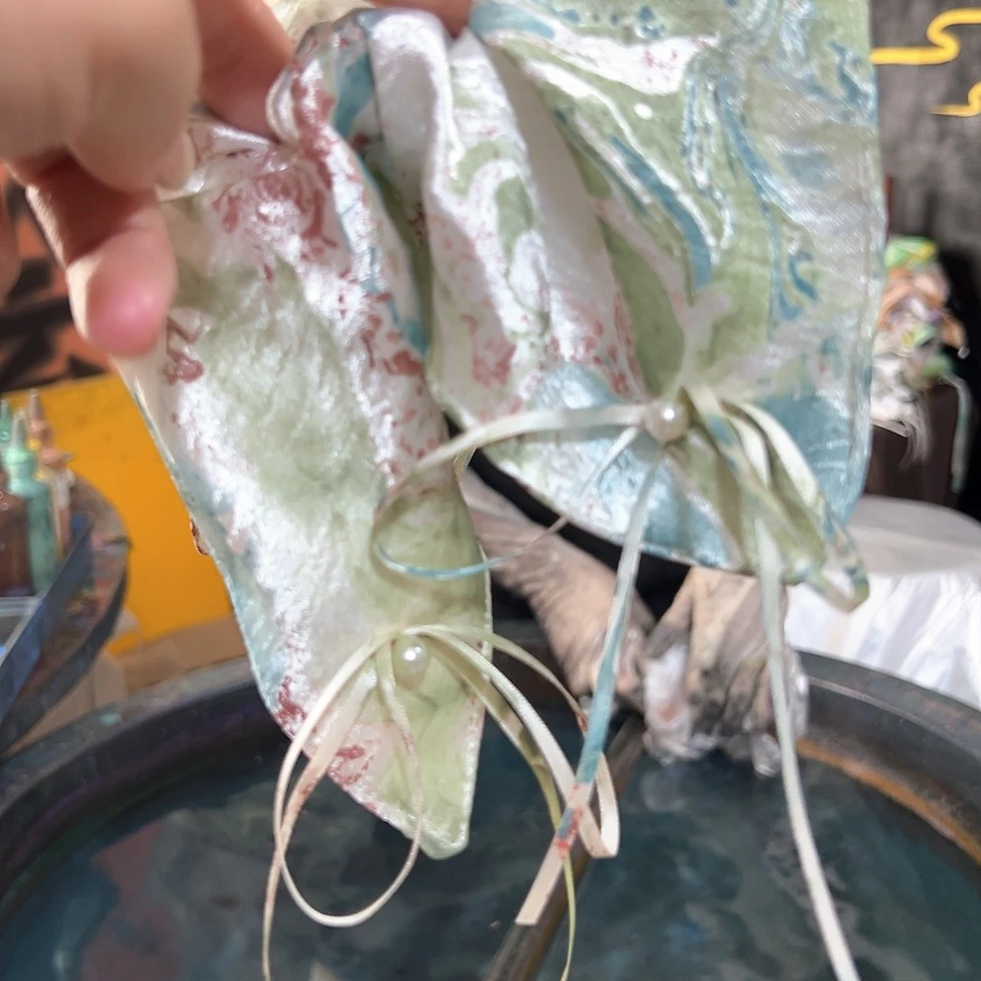 373新款方巾发圈