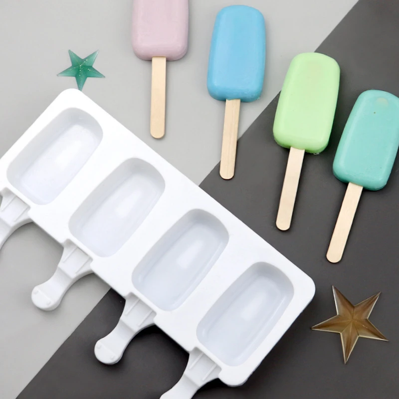 雪糕模具法式甜品创意冰激凌冰棍冰棒冰糕工具硅胶冰淇淋