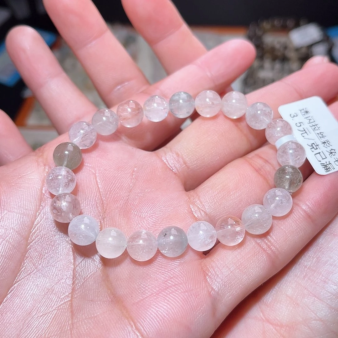 水晶手链未镶嵌109号主图手串  8+