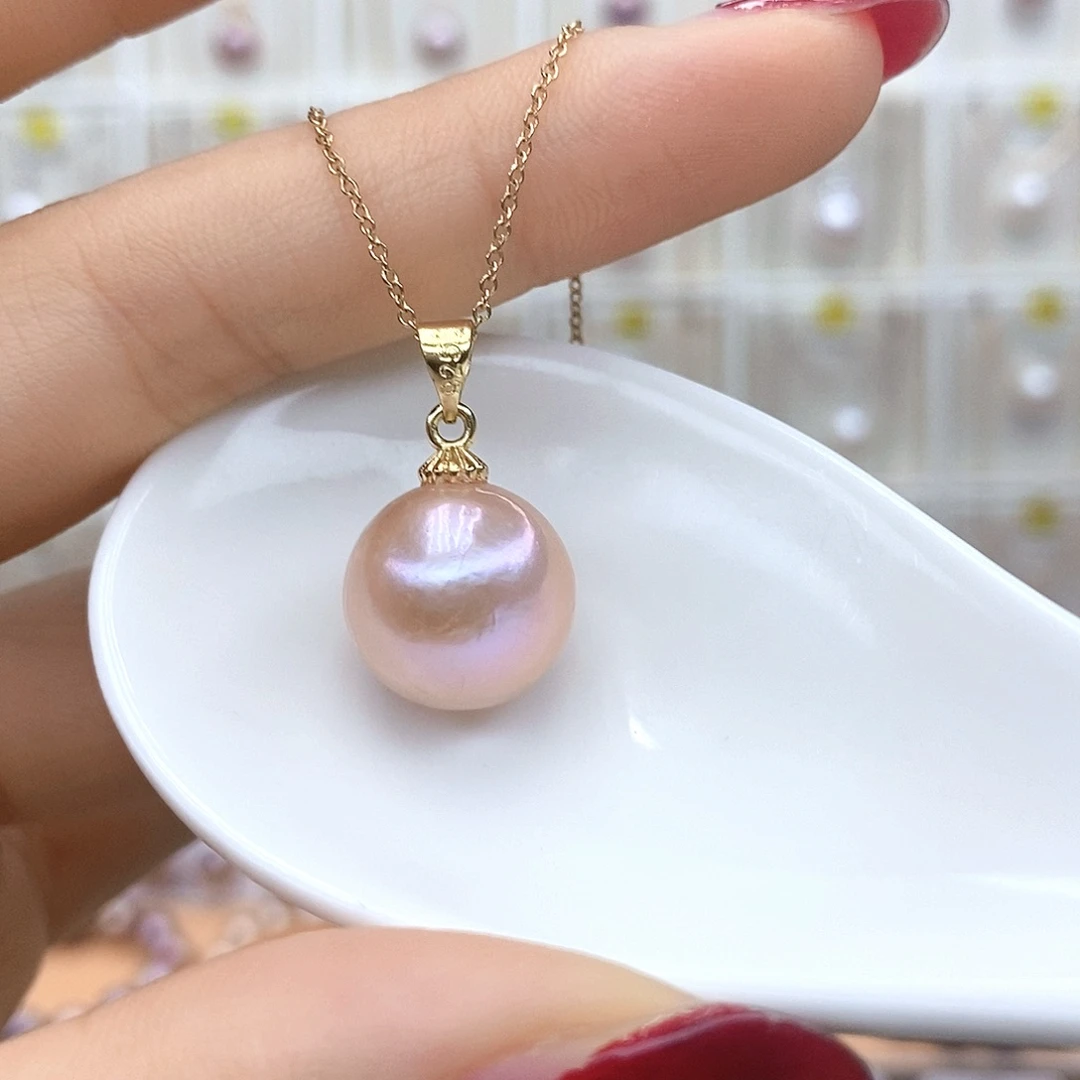 颈饰合金淡水珍珠