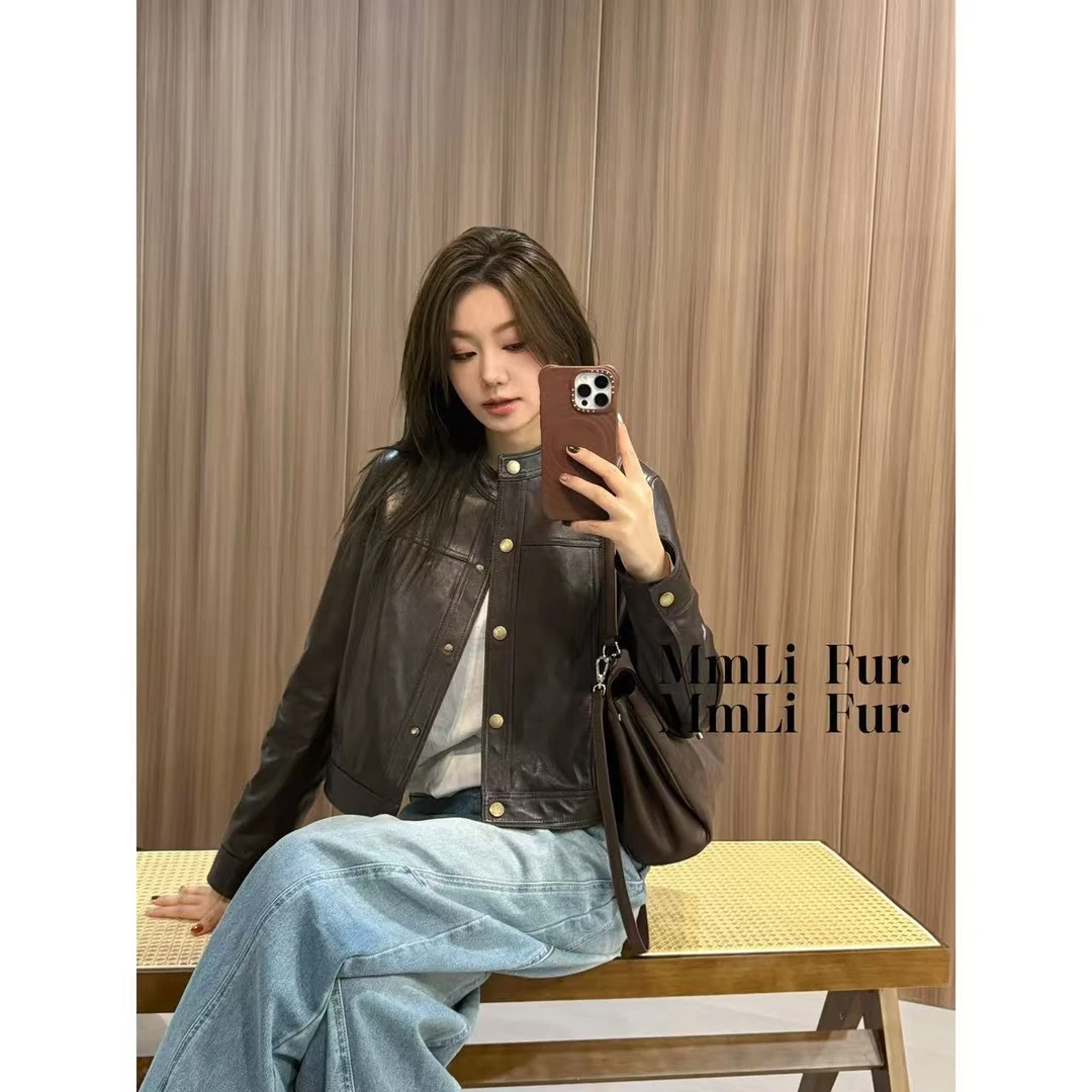 【JY景】MMLi CLOTHES｜春款植鞣皮半油蜡绵羊皮外套 mm59290