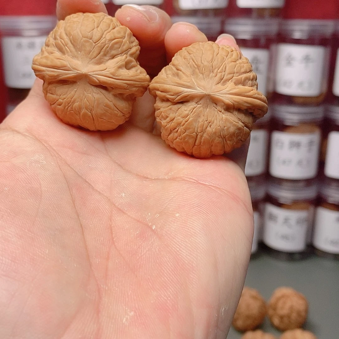 核桃把件豆**豆文玩核桃39全品乾隆磨