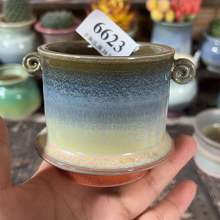 口6 手工花盆满30包邮