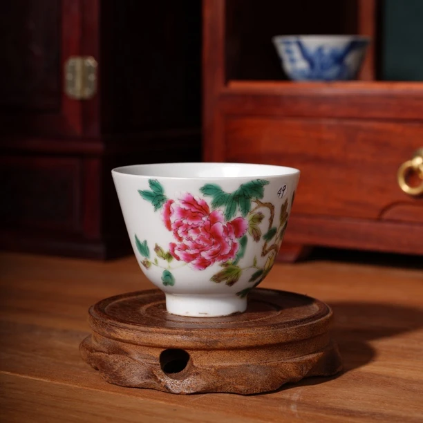 47粉彩杯 崔凯 范海洋 十竹斋 绣花张 华山论鉴 杨实 马未都