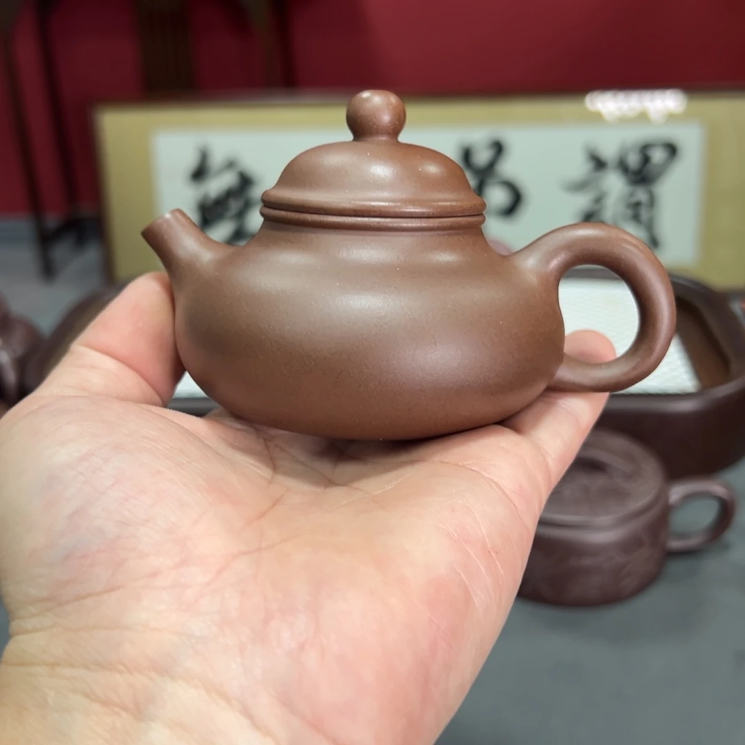 茶壶紫砂紫泥容天140cc不配礼盒