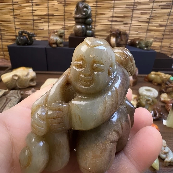 未镶嵌和田玉（糖玉）挂件
