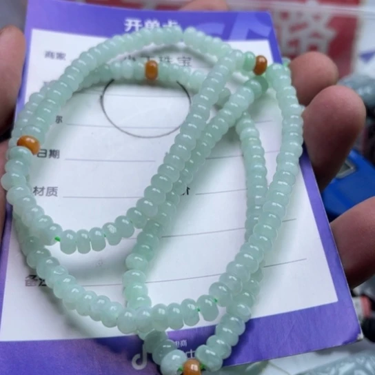 翡翠挂件未镶嵌项链