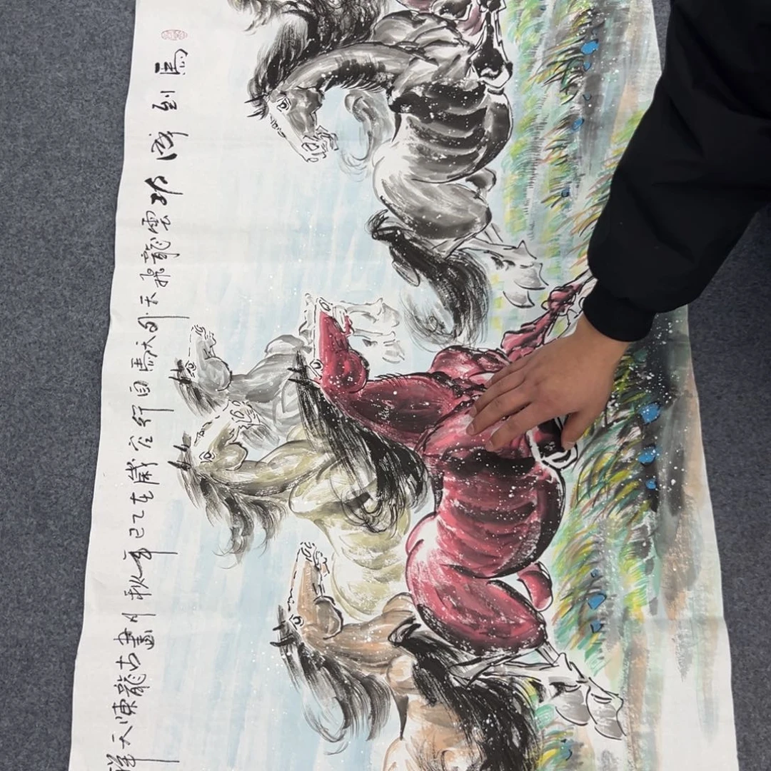 国画宣纸纯手绘字画