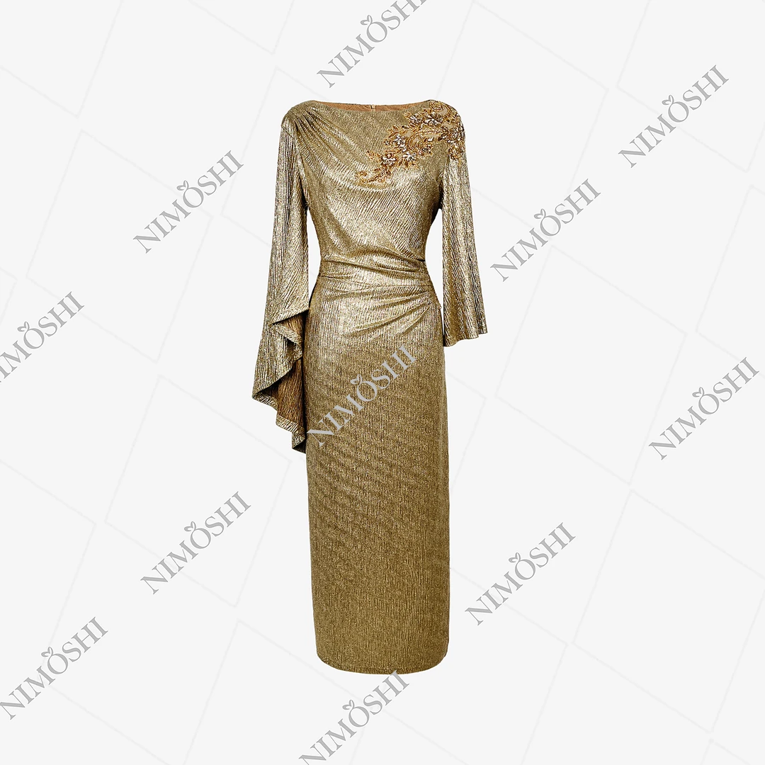 NIMðSHI【莎莎】新款轻奢时尚高贵名媛气质显瘦款连衣裙女款号Q1204