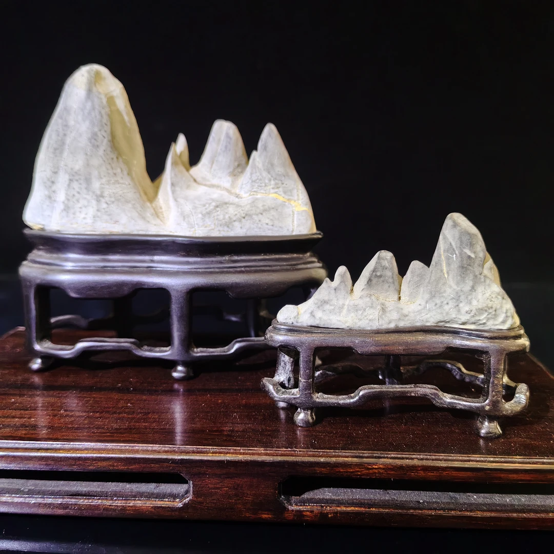 灵璧石景观石笔架山组合