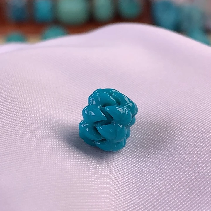 绿松石未镶嵌珠宝奇石10x8mm