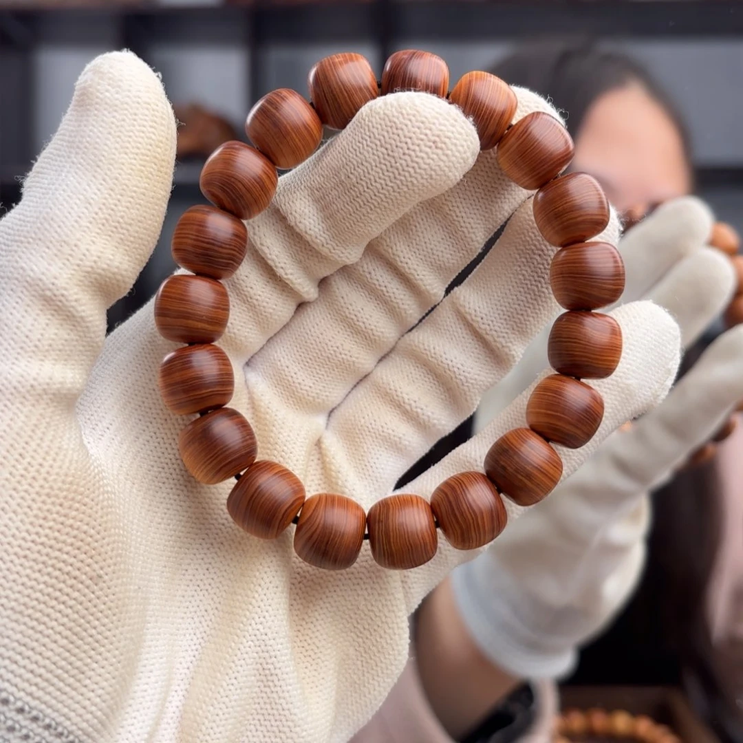 柏木（崖柏）手串/手链 干黑蚕丝11.12泥膏香料 花香