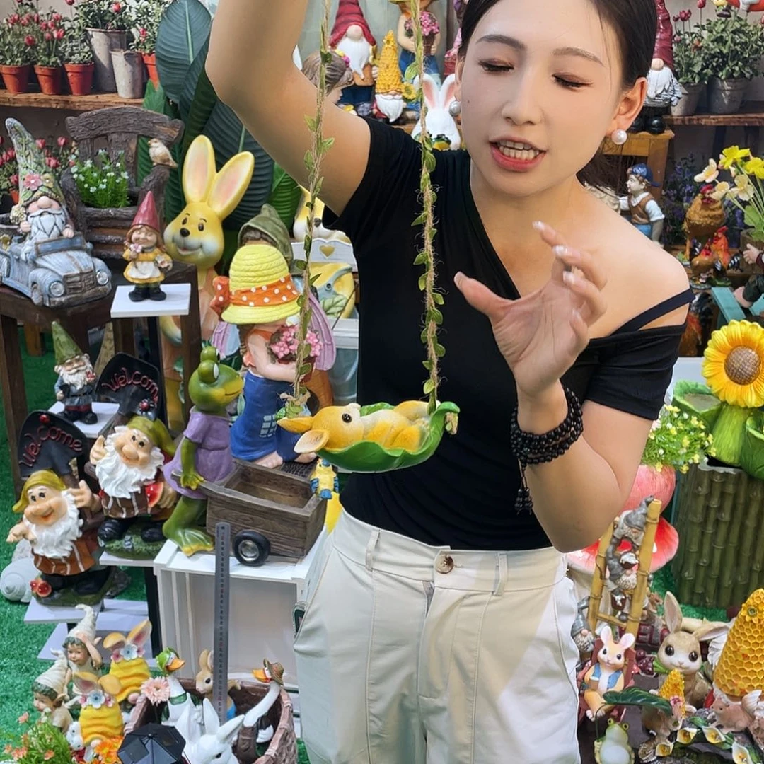摆件花园摆件红红火火
