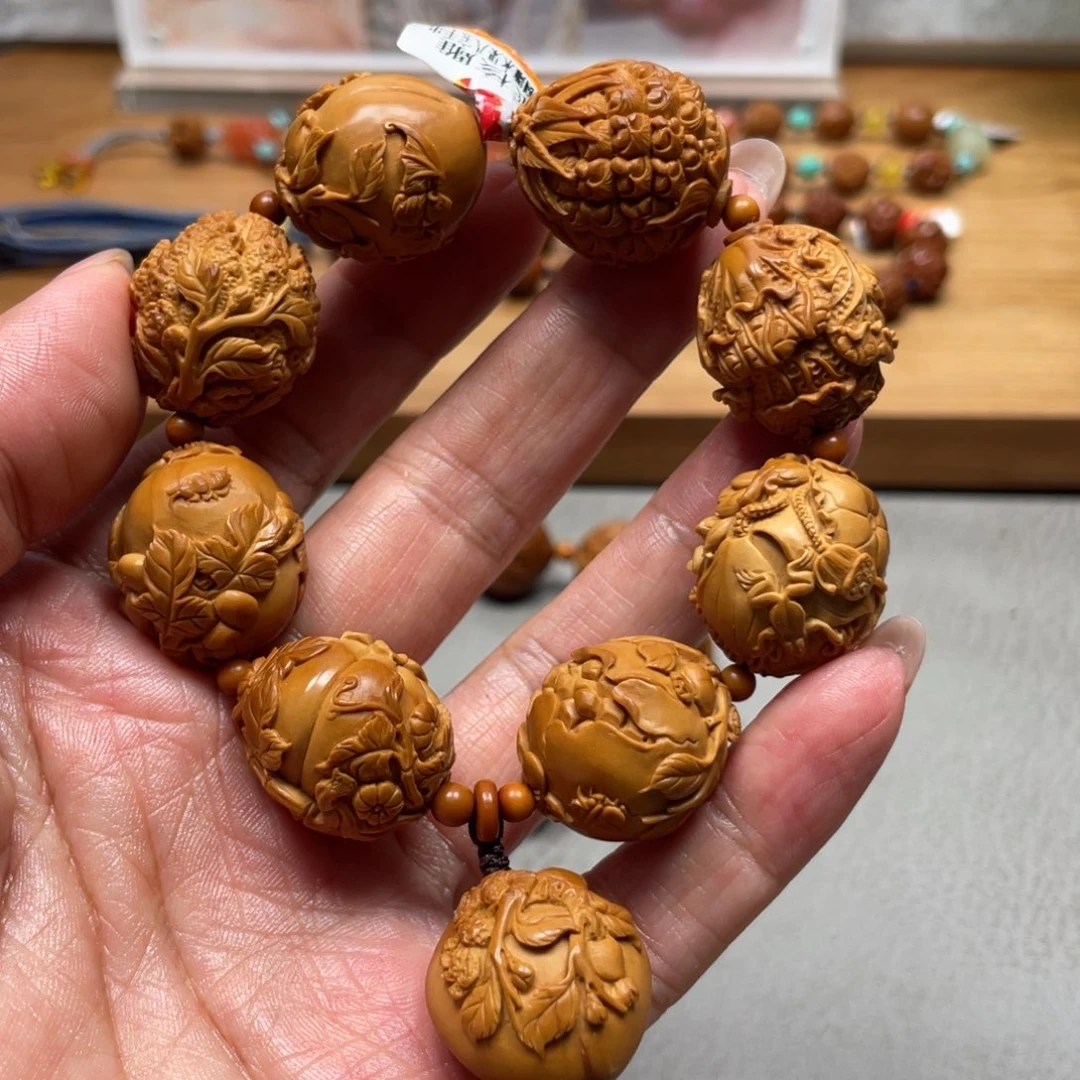 吊坠橄榄核水果八宝