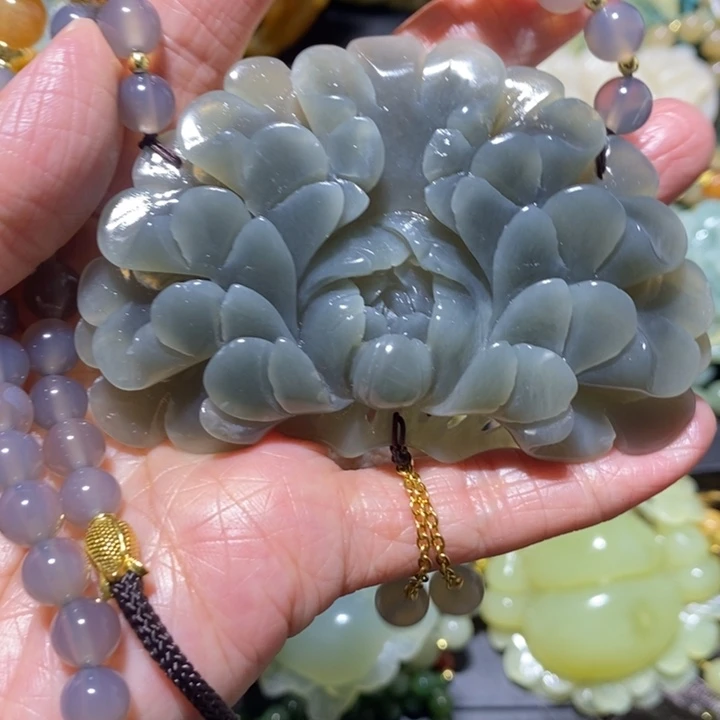 岫玉岫玉吊坠未镶嵌