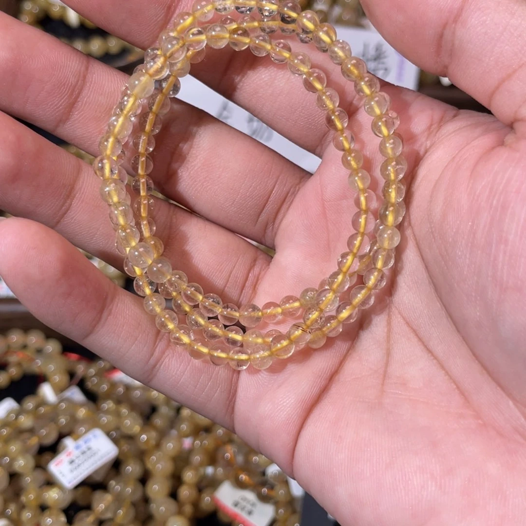 未镶嵌手链发晶卡4.7