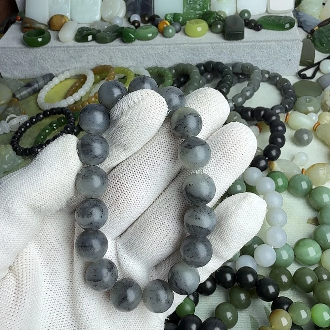 手串未镶嵌和田玉（子料）