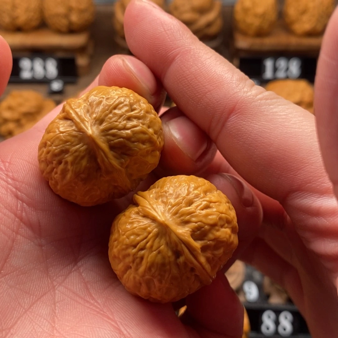 文玩核桃把件서*건铁核桃