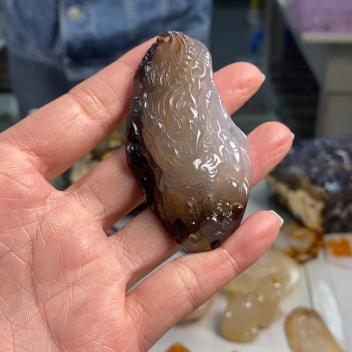 玛瑙/玉髓吊坠(不含链)未镶嵌