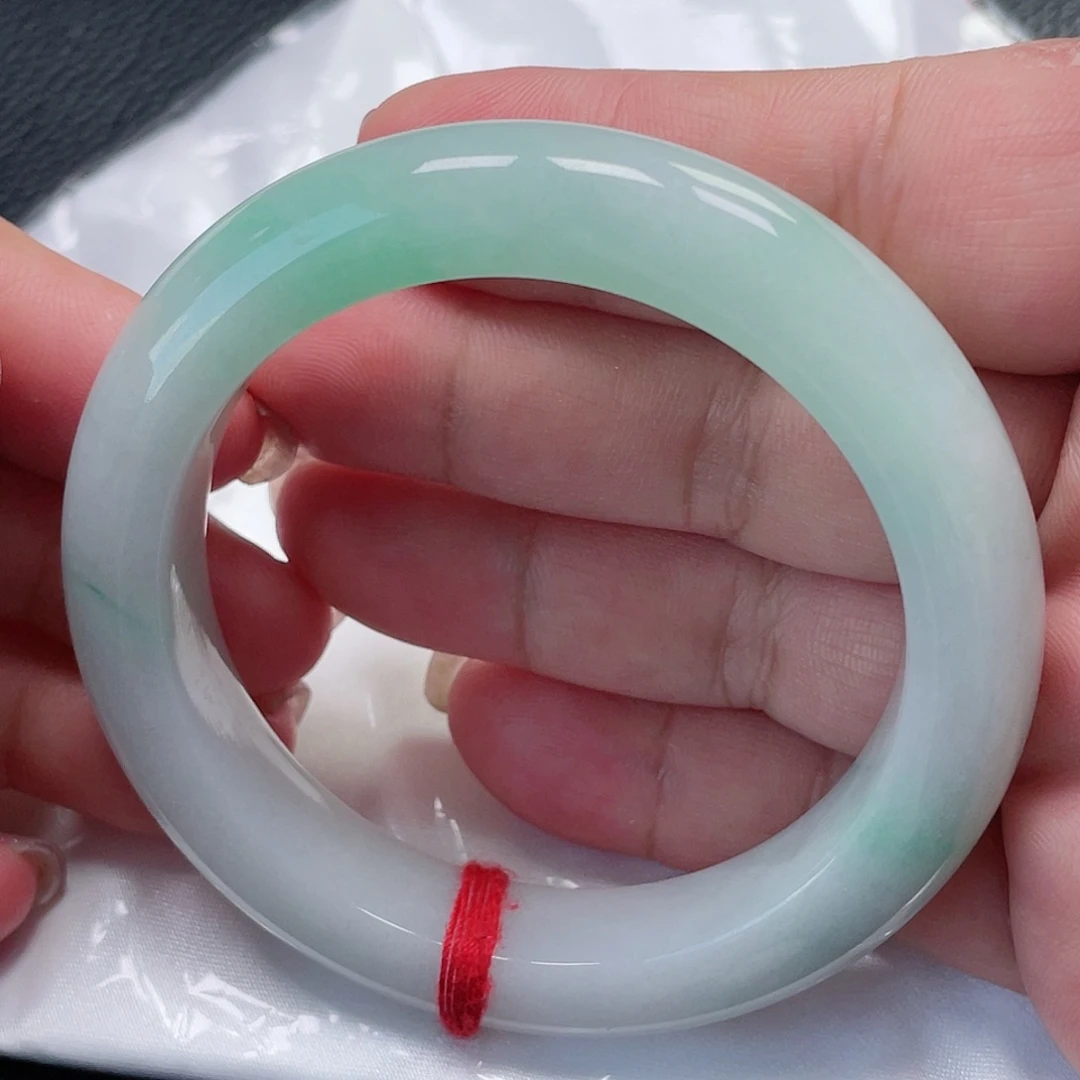 未镶嵌手镯翡翠缅甸翡翠手镯54圈