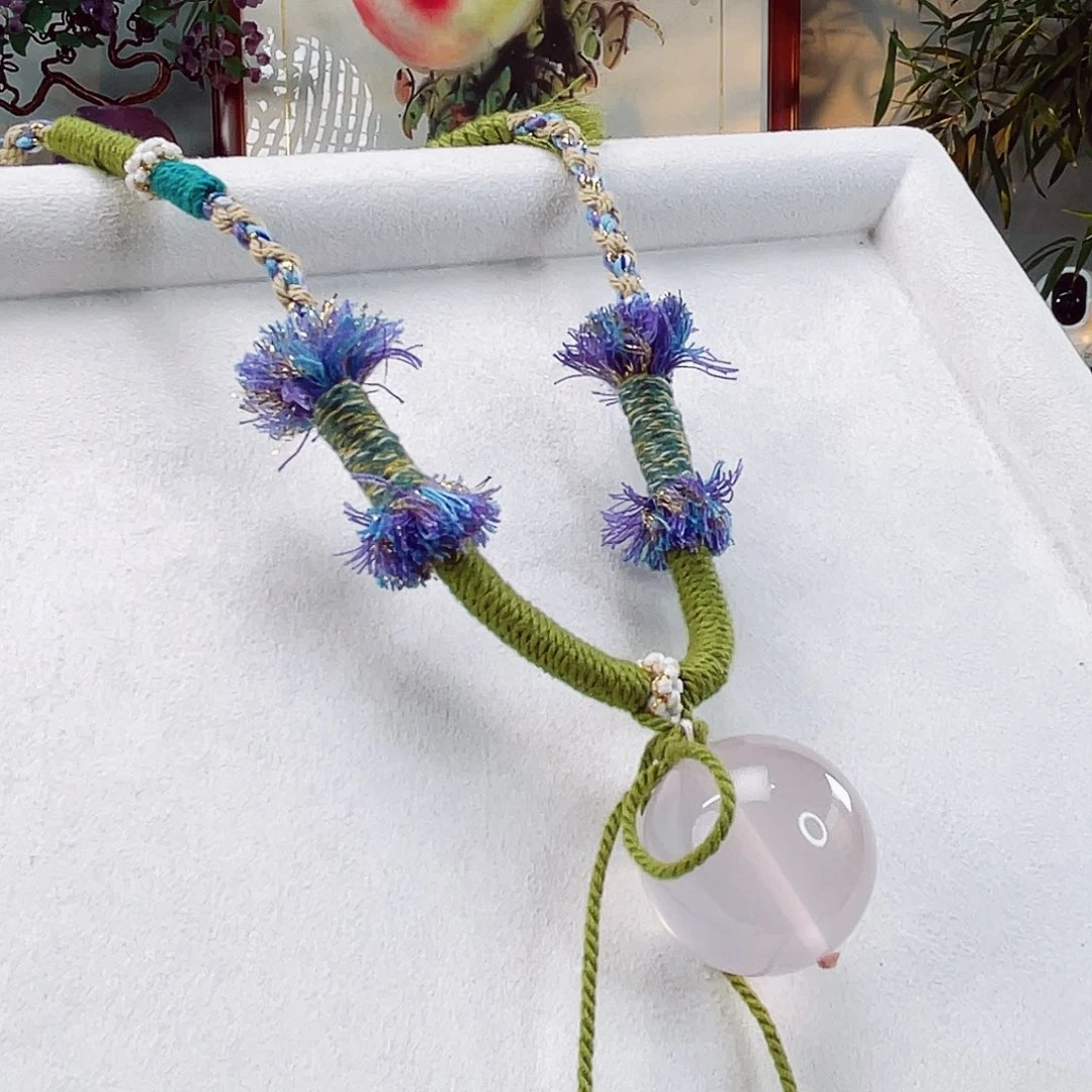 水晶颈饰未镶嵌水晶27.6