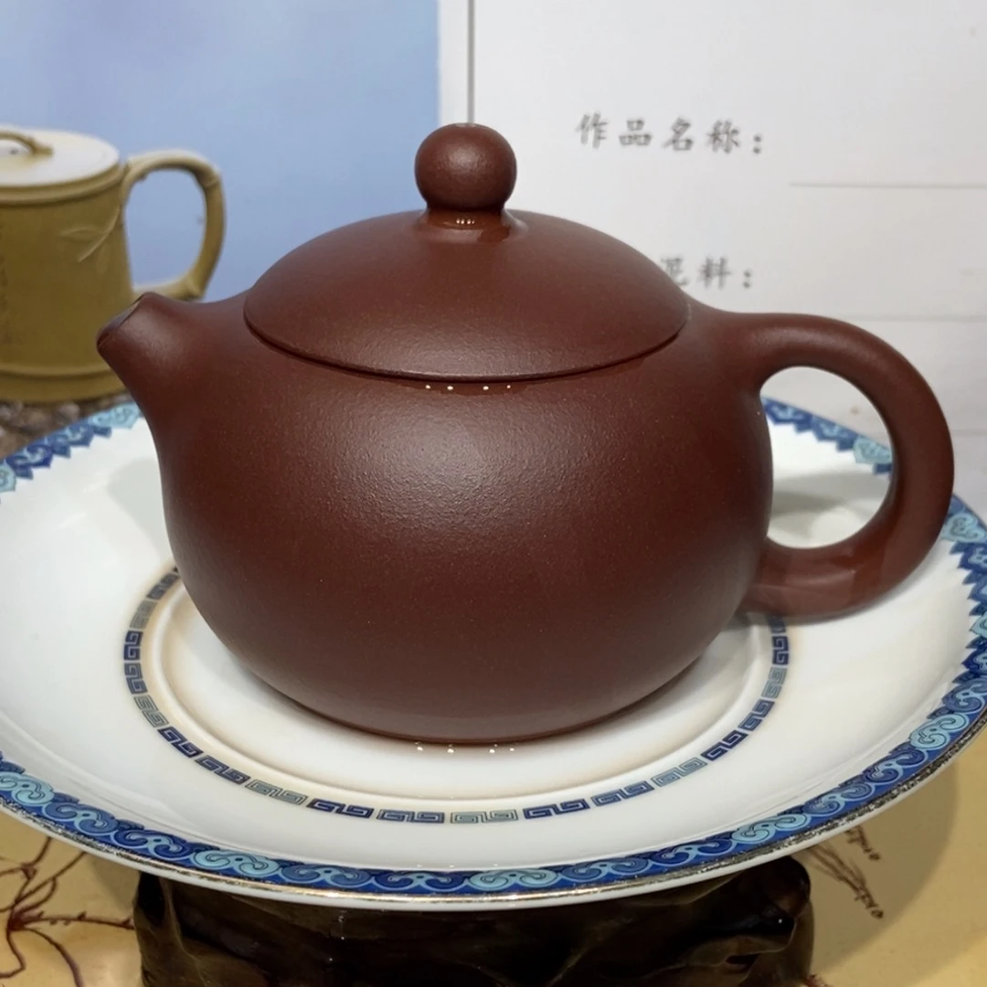 茶壶紫砂底槽清年迈的老母亲制作容量220