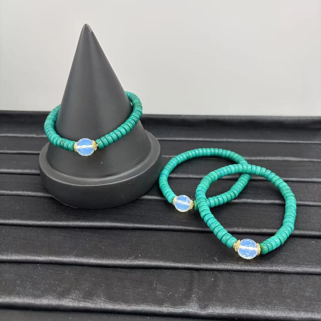 欧泊绿松药片珠手串5m+*（多样性单个发货）