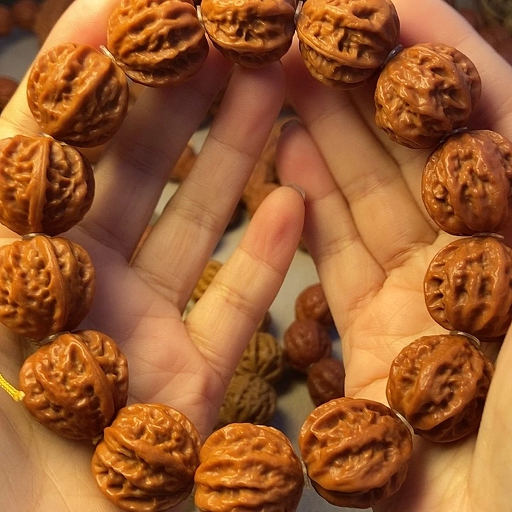 手串文玩核桃粗筋八棱