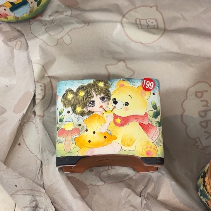 景德镇手绘花盆陶瓷12/11