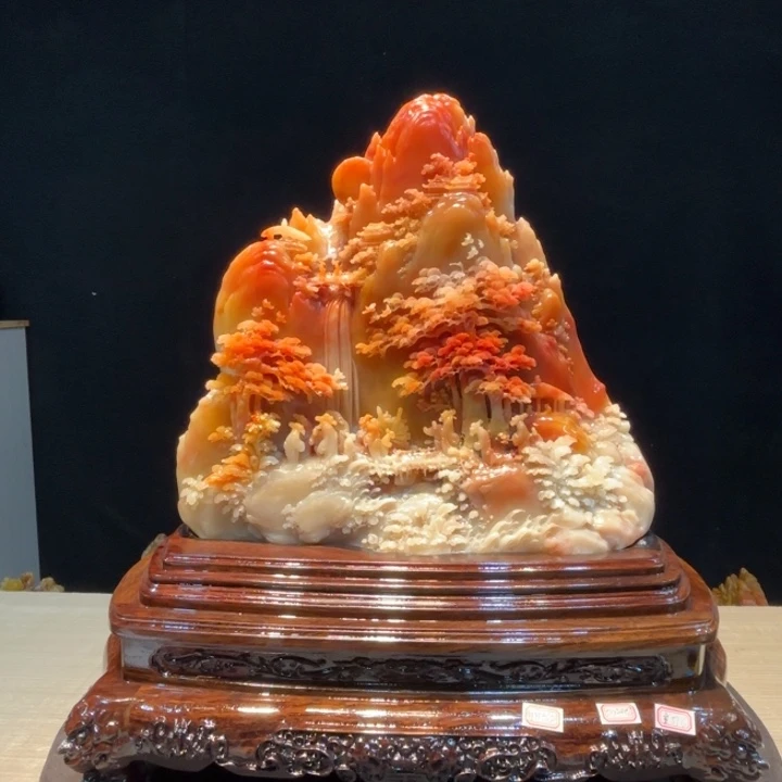 唐***君寿山石寿山石摆件文化