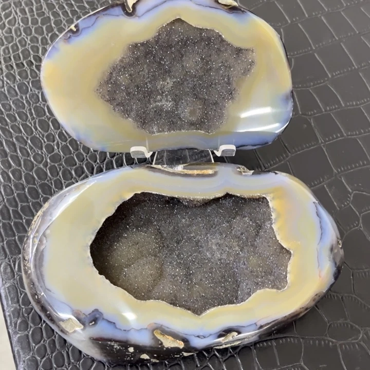 未镶嵌珠宝半成品水晶福利黑彩软盆