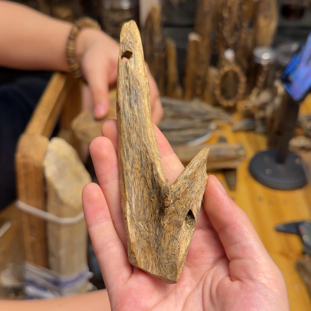 沉香沉香碎屑白棋块料13克