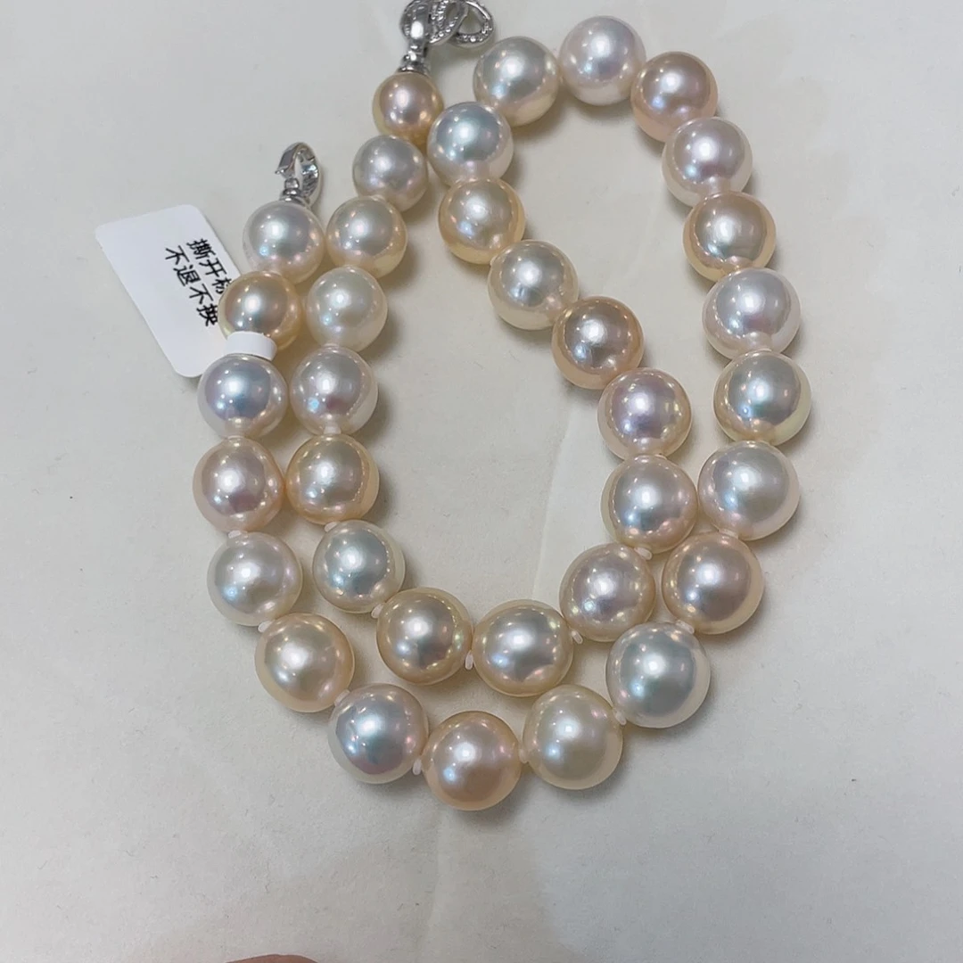 淡水珍珠银S925镶嵌颈饰