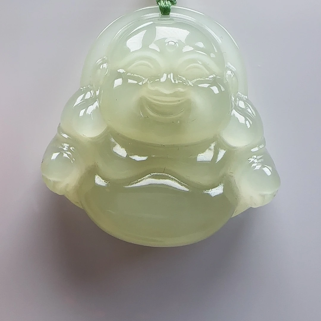 和田玉未镶嵌颈饰35