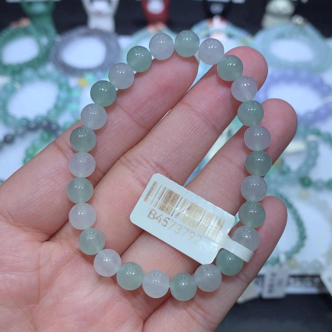 翡翠未镶嵌手串天然