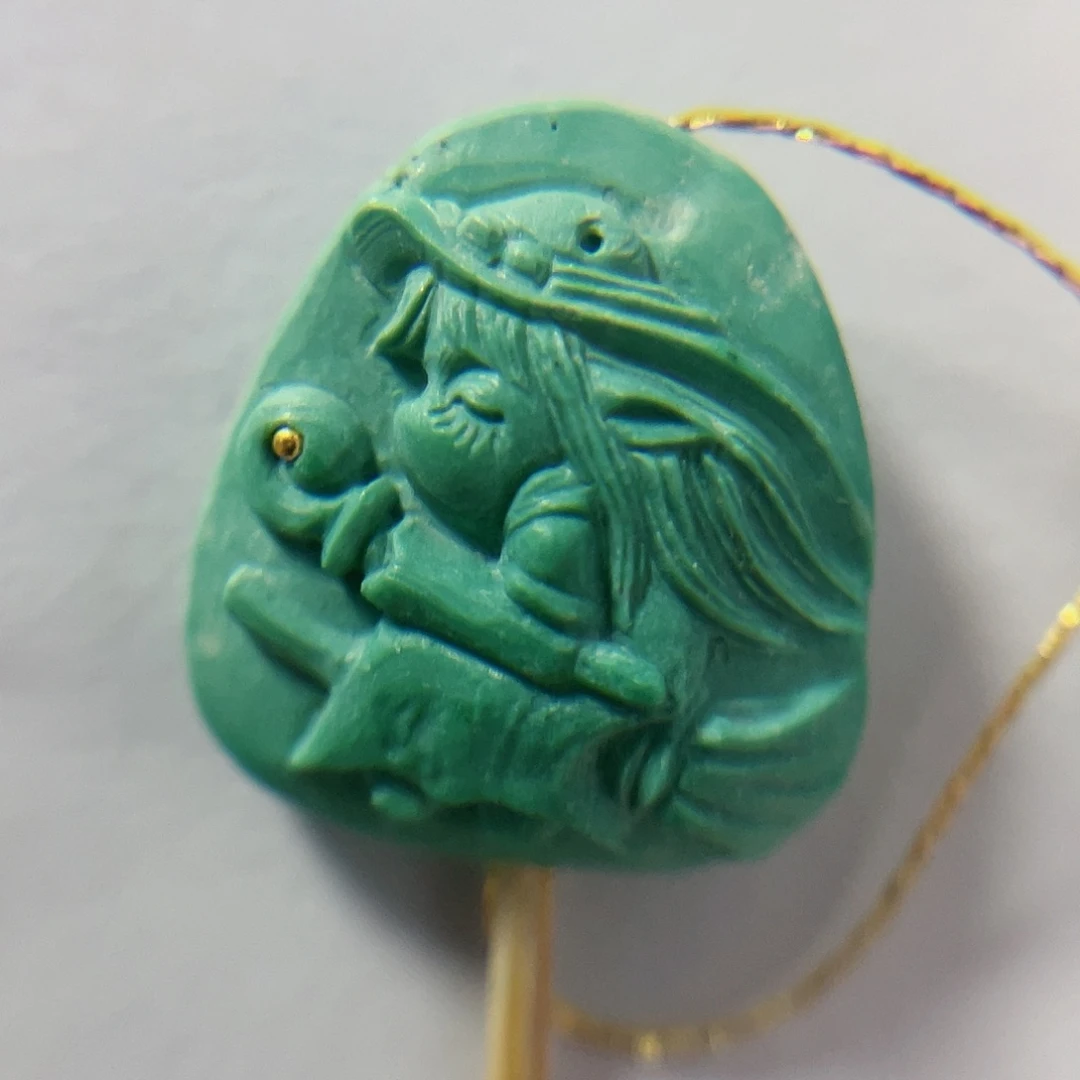 绿松石珠宝半成品未镶嵌