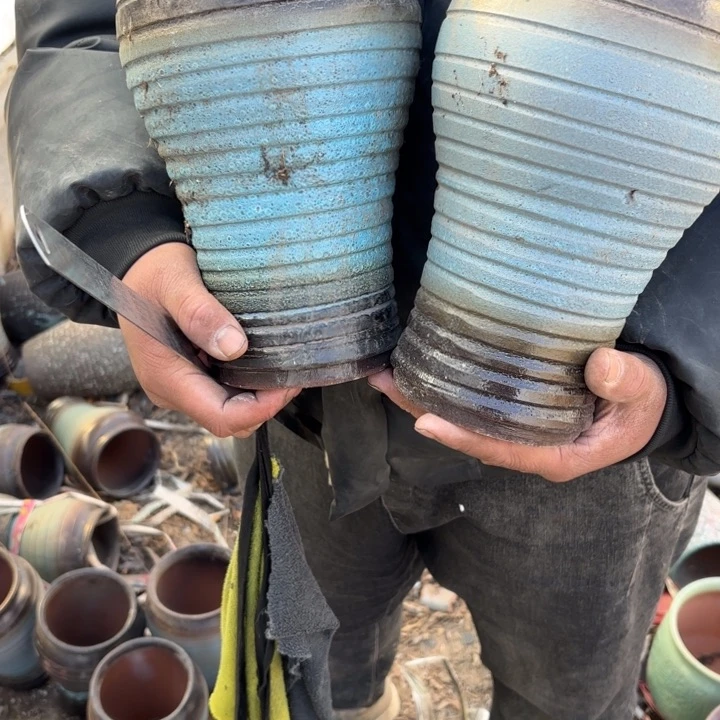 红陶口径 高度 花盆 14 27