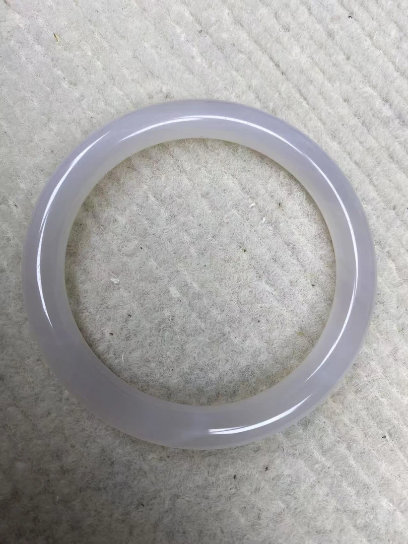 冰透玉髓白月光手镯美女的最爱53mm---60mm圈口