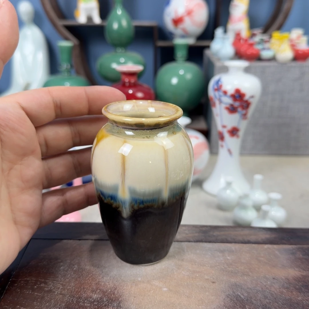 陶瓷手工小花器摆件
