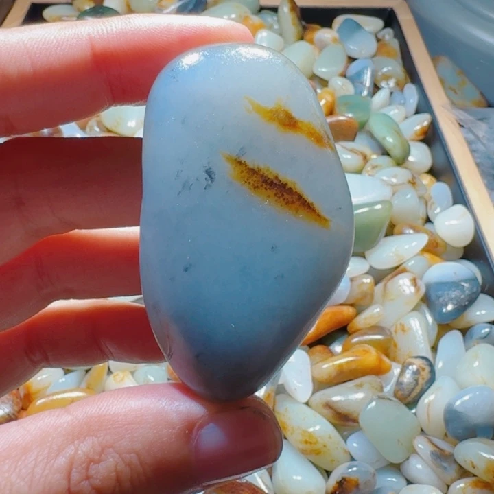 和田玉未镶嵌挂件38克