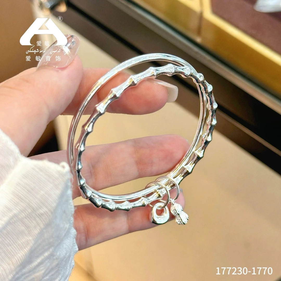 链子足银 爱敏首饰手镯177230