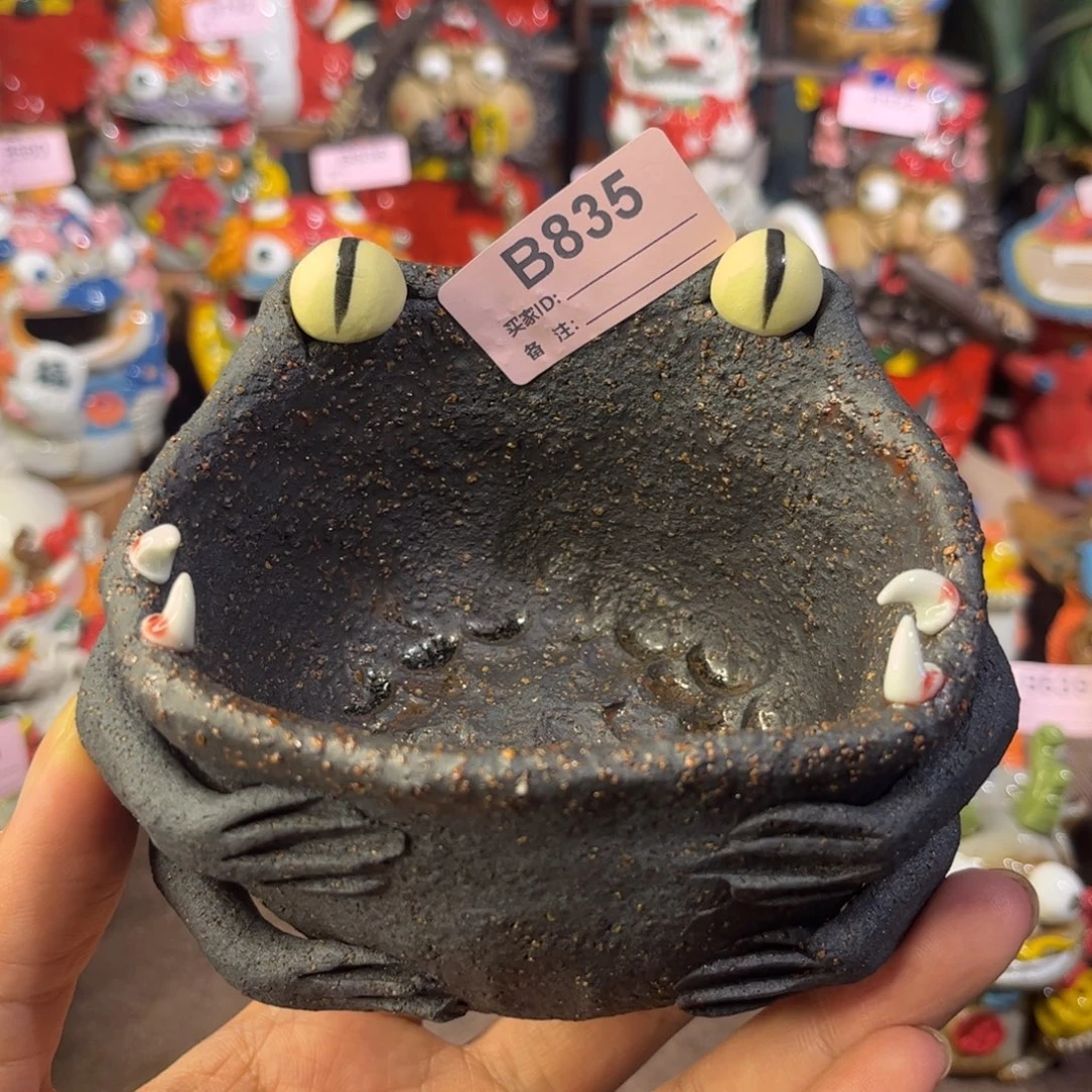 泥塑纯手工茶宠摆件