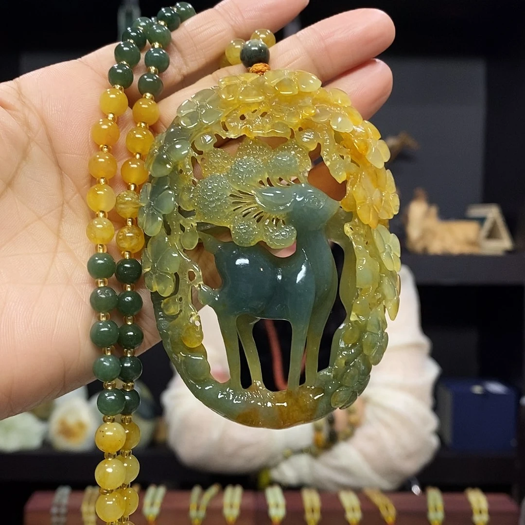 岫玉挂件吊坠未镶嵌