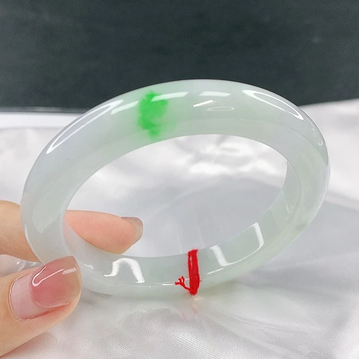 翡翠未镶嵌手镯圈56，28026